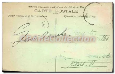 Genets (Manche) — Kasteel van Brion — H. Gaspard, uitg. Fiers — Achterkant