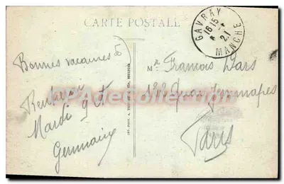Gavray (Manche) — Ogólny widok — Borel & Cie — Rewers