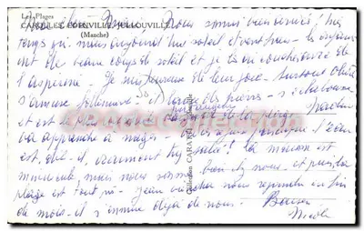 Plaże — Caroilles, Édenville, Jullouville (Manche) — kolekcja CARA — Rewers