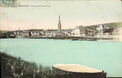 Harfleur — Vista sobre o Canal — E. J.
