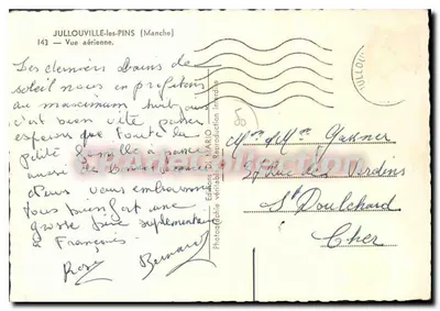 Jullouville-les-Pins — Widok z lotu — Éditions Di Mario, n°143 — Rewers