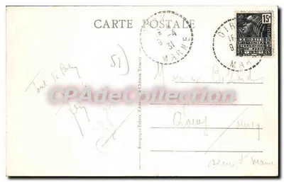 Chalons-sur-Marne — O Hémiciclo — Antiga Porta Marne — Bouygues Frères, Château-Thierry — Verso