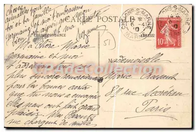 Chalons-sur-Marne — O Hémiciclo da Porta Marne — Barbe-Mollos. Bazar Militar. Chalons-sur-Marne — Verso