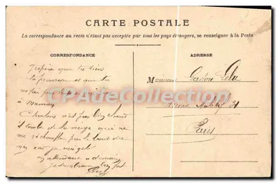 Chalons-sur-Marne — Traseira da Caixa de Economia — L. Loez, editora Chalons-sur-Marne — Verso