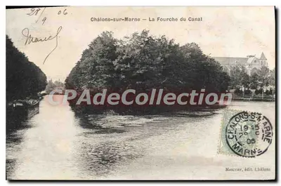 Châlons-sur-Marne — A Curva do Canal — Mascrier, editor Châlons