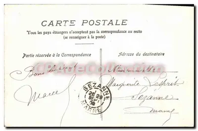 Châlons-sur-Marne — A Curva do Canal — Mascrier, editor Châlons — Verso
