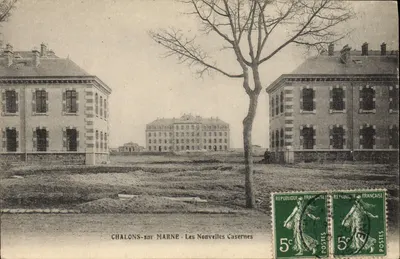 Chalons-sur-Marne — As Novas Casernas — Editor não visível, número de série não visível
