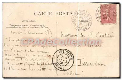 Chalons-sur-Marne — O Palácio de Justiça — C. L. C. n°26 — Verso
