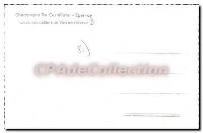 Cadeia de armazenamento de vinhos — Champagne De Castellane - Epernay — Verso