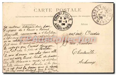 Epernay — El Puente de la Marne — M. van Loo — Reverso