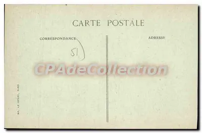 Reims — Rue Dieu-Lumière — Editora E.P.D. n°9 — Verso