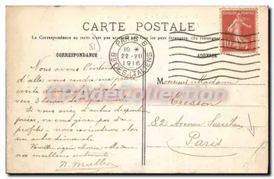 Stabilimento Piper-Heidsieck, Rue des Crayères, Reims — danni da guerra — datata 26 settembre 1914 — Verso