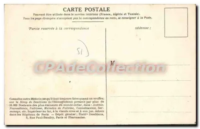 Reims — De kathedraal — De monumenten slachtoffers van de oorlog — serie 5 — Achterkant