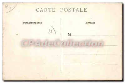 Le faubourg Cérès après le bombardement — Reims — Visé Paris 211 — Verso