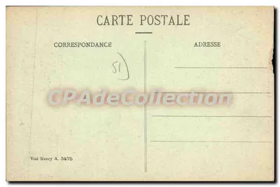 1914-15-16年轰炸期间的兰斯 — Cérès街 — G. Dubois 收藏，兰斯 — 背面