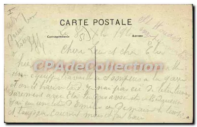 Vitry-le-François — Monumento do Coronel Moll — Legeret, foto-editora — Verso