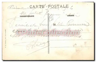 Jonchery (Marne) — As ruínas após os terríveis bombardeios — Visé Paris 509 — Verso