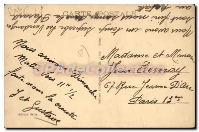 Dormans (Marne) — Panorama sur la Marne — Éditions Hélie — Verso