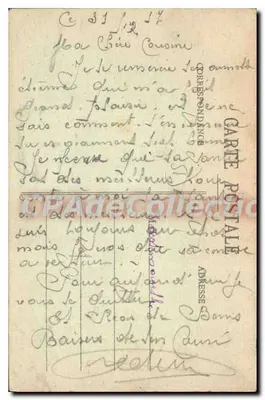 Saint-Martin-d'Ablois — O Castelo — J. Bracquemart, litogr. edit. Epornay — Verso