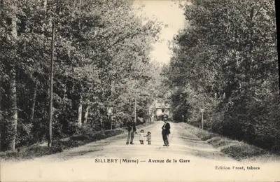 Sillery (Marne) — Avenida da Estação — Edição Prost, tabacs