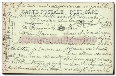Dormans - Marktplein — Slag bij de Marna 1918 — Uitgever: Le Ponsat, n° 2726 — Achterkant