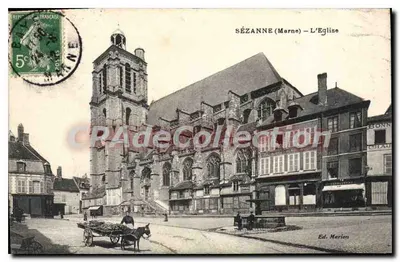 Sézanne (Marne) — A Igreja — Ed. Marion