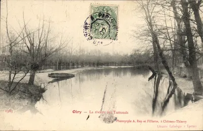 Oiry — A rio dos Tarnauds — Fototipia A. Rep et Filliette, em Château-Thierry