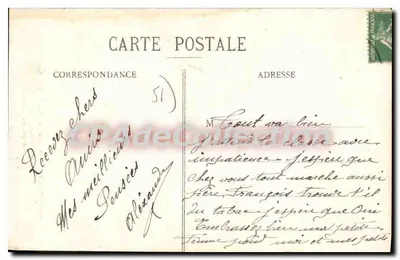 Kostiumy Starych Provincji Francji — LES CHAMPENOISES — wydawca nie widoczny, numer serii nie widoczny — Rewers