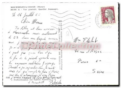 Mourmelon-le-Grand (Marne) — Vista geral, Bairro Jemmapes — Combier — Verso