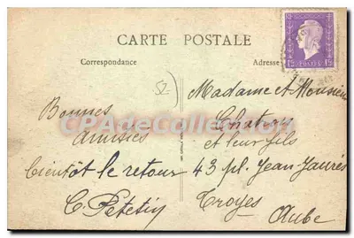 Bourbonne-les-Bains (Alta Marna) — L’Ospedale militare — Editore B.F. — Verso