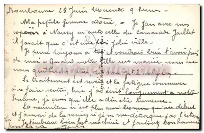 Bourbonne-les-Bains — Buvette en Grand Hôtel du Parc — CPAdeCollection n°57 — Achterkant