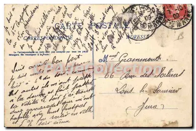 Chaumont - A entrada da cidade — Cliché Roger, lib.-édit. — Verso