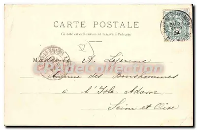 Chaumont — Het Donjon — R. Maillefer, uitgever — Achterkant