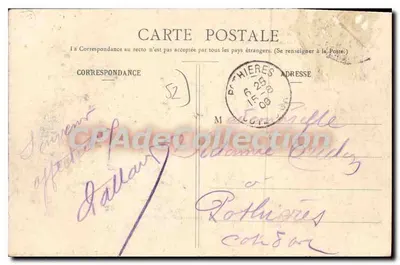 Langres - La Crémaille - Widok z dołu górnej rampe - DOMEK HOSPITALNY W LANGRES - Librairie Papeterie Paul Mongin, Langres — Rewers