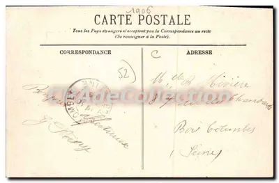 Langres — Hotel delle Poste — J. Varney-Vernlot, editore — Langres — Verso