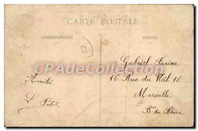 Vieux-Langres — Obrzeża bramy rynku przed 1853 — Société Archéologique de Langres — Rewers