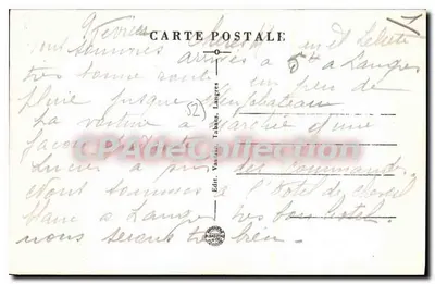 Langres (Hte-Marne) - La Crémelière — Vautrin Tabacs, Langres — Rewers
