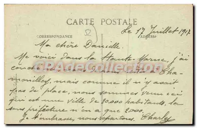 Saint-Dizier — Os Pontes sobre a Marne — A. Gauthier, Edit. Saint-Dizier — Verso