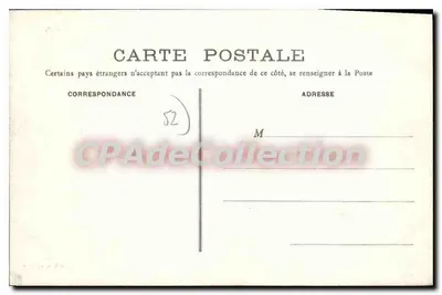 Troisfontaines-l'Abbaye - El Castillo — Tarjeta postal antigua de Collection, n°711 — Reverso