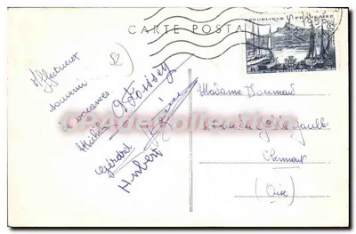 Vignory (Hte-Marne) — Igreja do século XI — Interior — Combier Imp. Macon — Verso