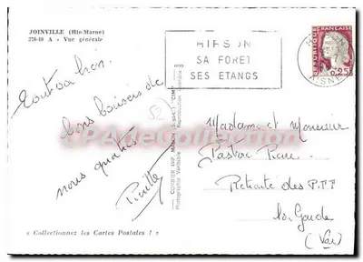 Joinville (Haute-Marne) — Vista geral — Coubier & Marion (S-44) n°278-10 — Verso