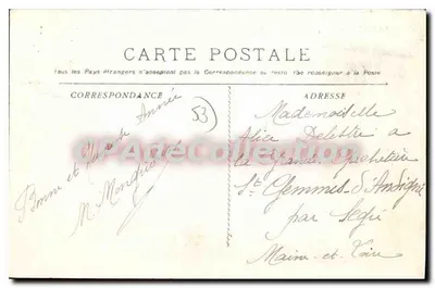 Laval (Mayenne) — O Viènduc, passagem de um trem. i. — Editor desconhecido, n° 1229 — Verso