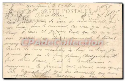 Mayenne — O Viaduto — CPAdeCollection — Verso