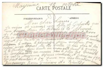 Mayenne — A Caserna Mayran — E. Chouasnet, Editor — Verso