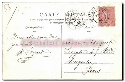 Ruínas do Moinho de Jumeau — Vale do Erve — SAULGES (Mayenne) — Cliché Hamel-Laltier e Cie — Verso