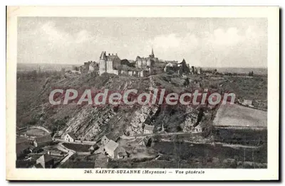 Sainte-Suzanne (Mayenne) — Vista geral — CPAdeCollection n°245