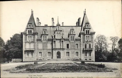 Castelo de la Mégauvais - Fachada principal — Sorel, editor Rennes