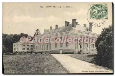 Craon (Mayenne) - O Castelo — Edição J. Malicot, fot. Salière-Sarthe, n° 893