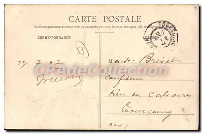 Craon (Mayenne) - O Castelo — Edição J. Malicot, fot. Salière-Sarthe, n° 893 — Verso