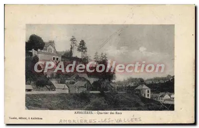 Ambrières-les-Vallées - Quartier des Rocs — Tessler, editor, em Ambrières